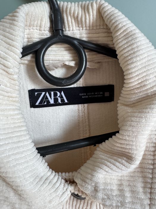 Сорочка плащ zara, вельветова
