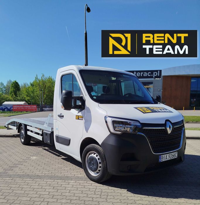 Wynajem Lawety Renault Master bez limitu kilometrów. Wypożyczalnia