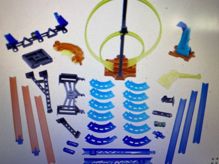 Hot Wheels Track Builder Vertical Launch Set вертикальный трек