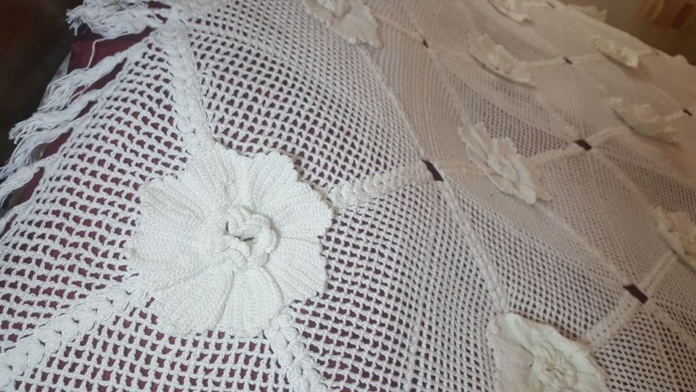 Colcha de casal feita à mão