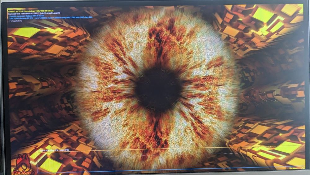 Відеокарта ASUS ROG strix 570 4gb gaming, робоча