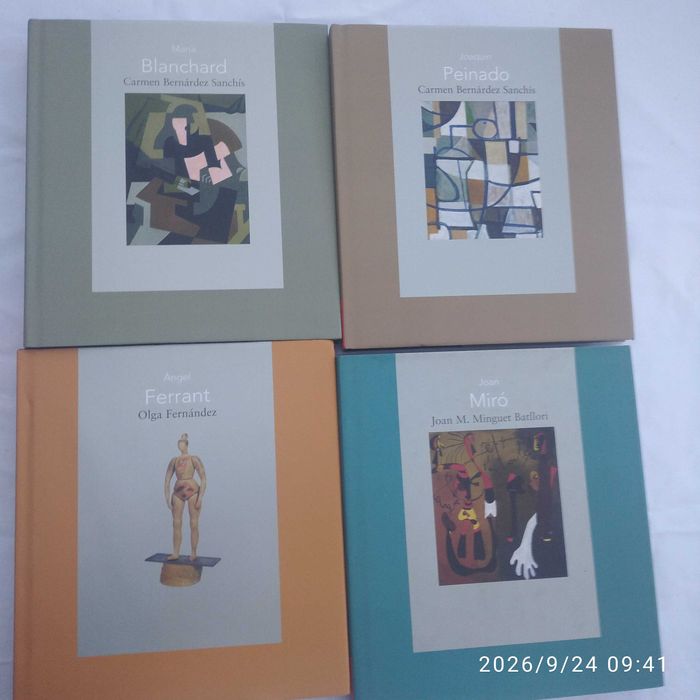 Livros de arte Artistas Espanhois Modernos