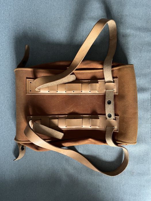 Plecak cafe racer skóra