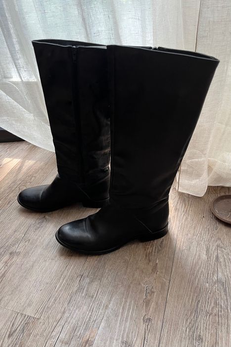 Hego’s Skórzane Czarne Kozaki r. 41