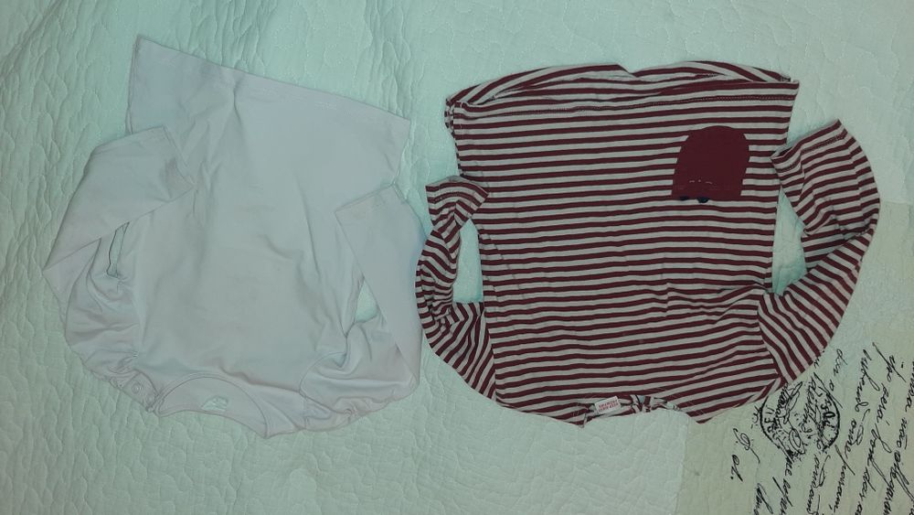 Zaraz h&M zestaw dwóch bluzek roz 86-92