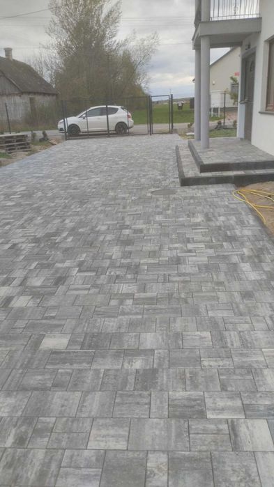 Układanie kostki brukowej i granitowej
