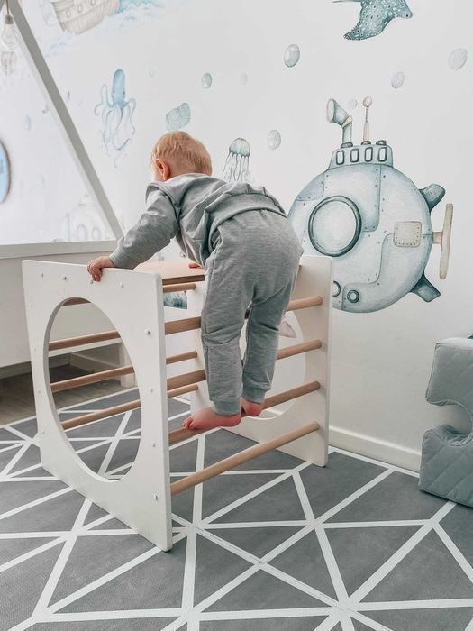 Domowy plac zabaw drewniany - kostka wspinaczkowa Box