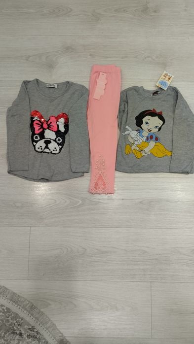 Дві кофтинки і лосини нові розмір 104 110