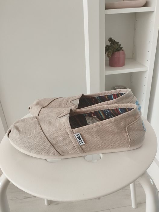 Buty toms 37.5 espadryle lato jesień damskie