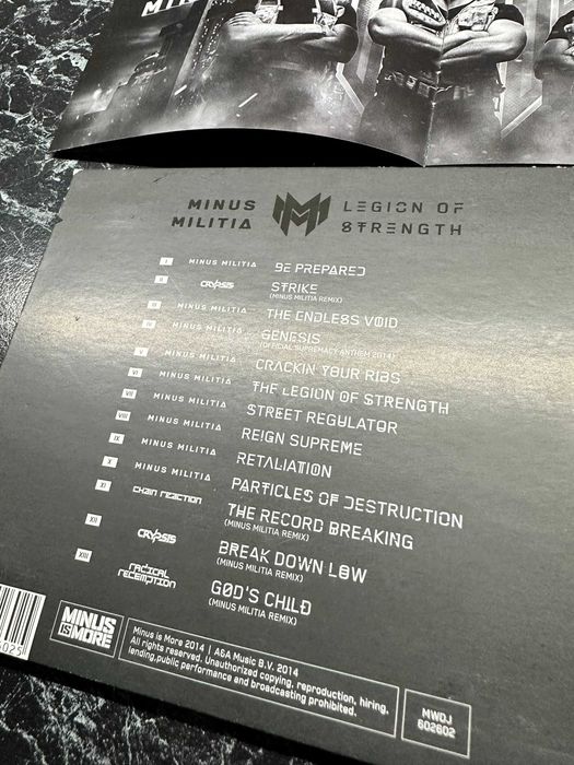 Minus Militia - Legion Of Strength (Album, CD) (2014) [Hardstyle]