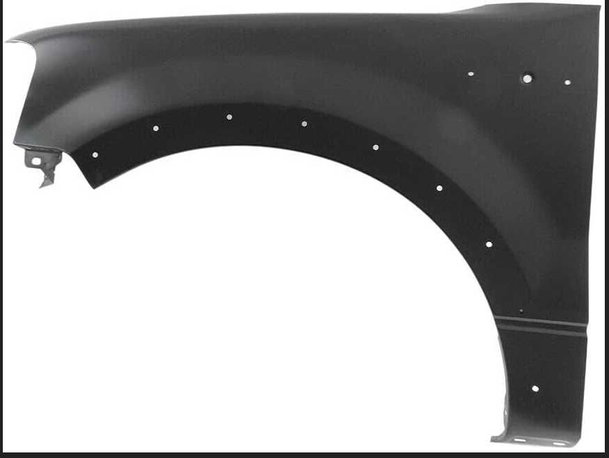 Ford F150 rocznik 2004-08 Błotnik lewy nowy z otworami na listwę