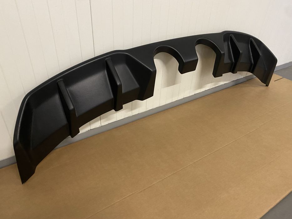 SPOILER DIFUSOR DE ESCAPE (LIP AILERON PALA ABA LAMINA AVENTAL) SEAT LEON 5F MK3 CUPRA PERFORMANCE FR LOOK R32