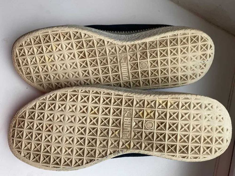 Замшевые кроссовки, кеды, туфли puma 39р стелька 25см