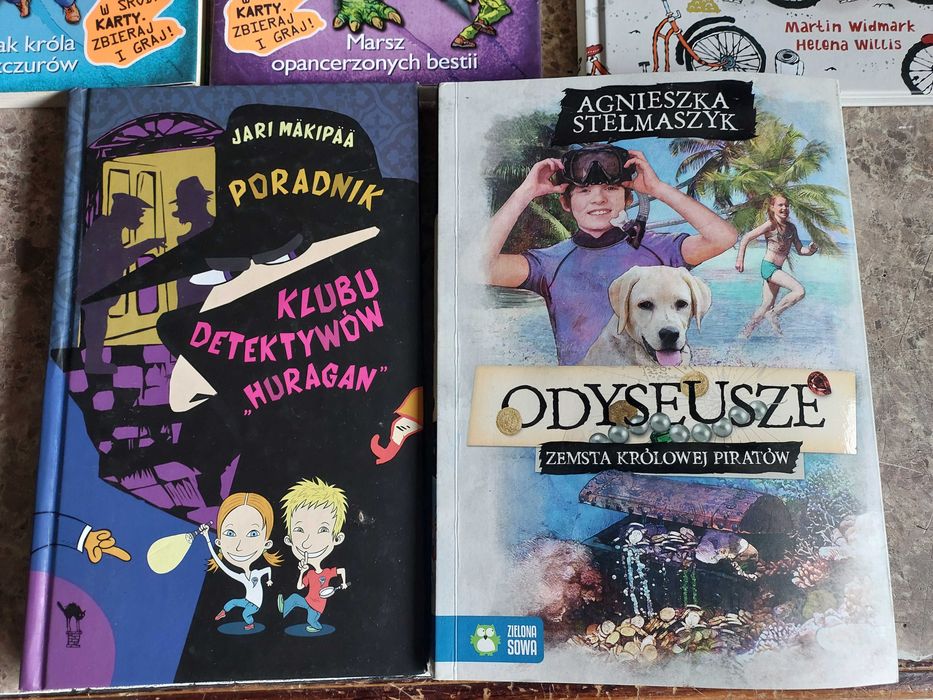 Zestaw 5szt książki przygodowe dla dzieci młodzieży