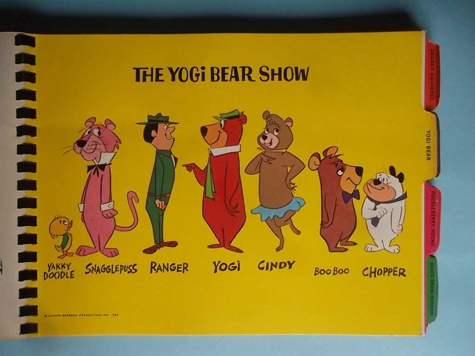 ULTRA RARO - Hanna Barbera Characters - 1966 - Screen Gems