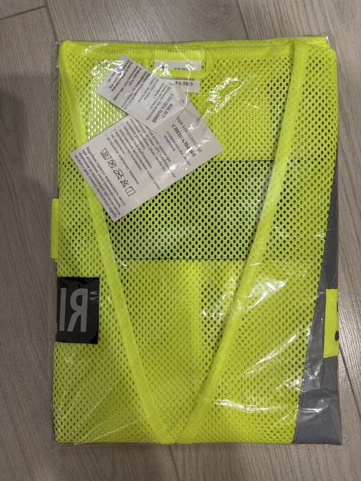 Жилет сигнальний світловідбиваючий Жовтий Поліція