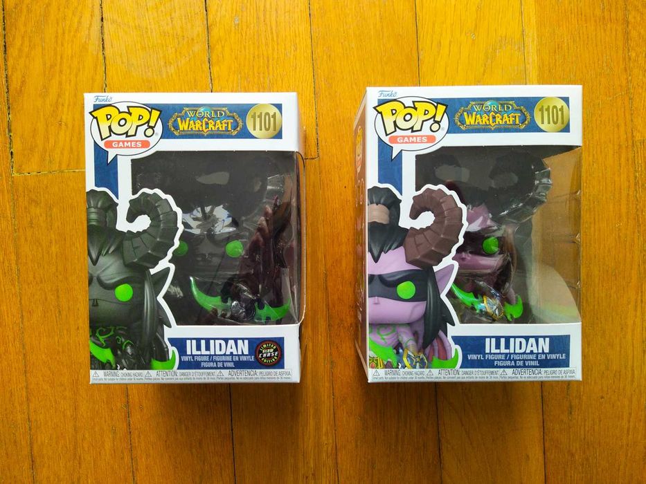 Funko Pop Illidan Normal & Illidan Glow Chase 1101