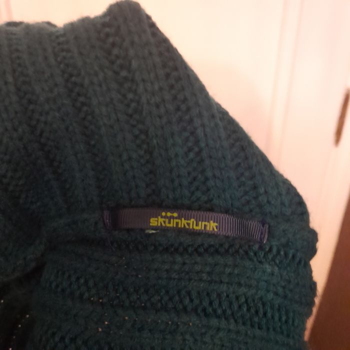 Gola/cachecol azul petróleo Skunfunk