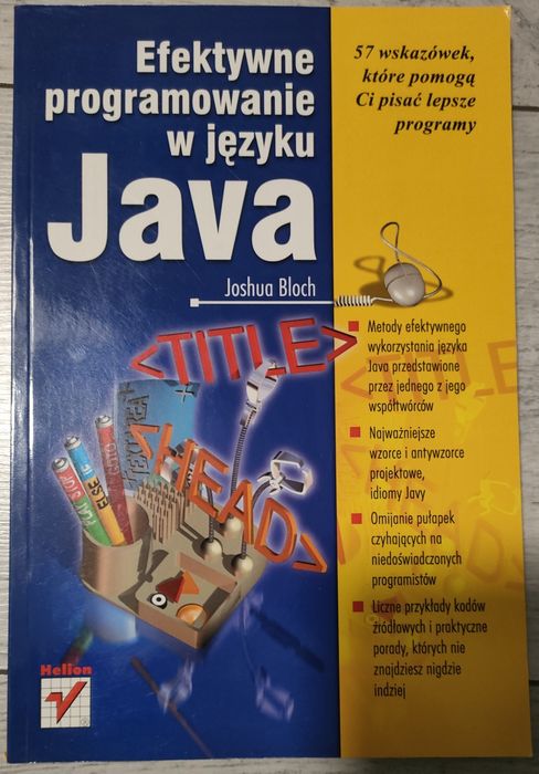 Książka efektywne programowanie w języku Java
