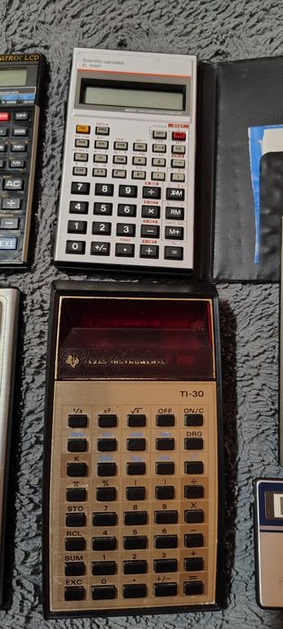 Финтажный Калькулятор Casio,Rockwell, Texas Instruments