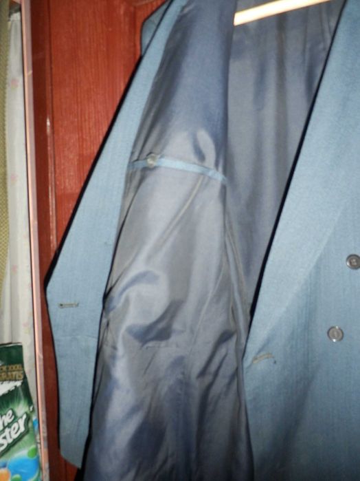 мужской двубортный пиджак размер 48-50