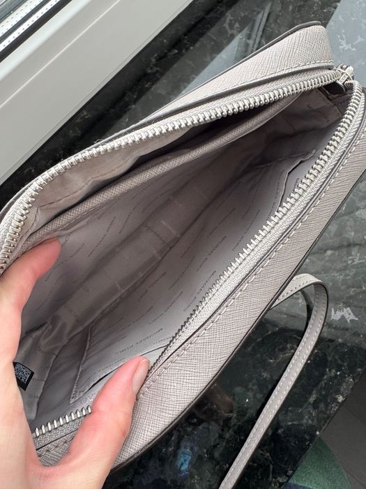 Сумка Michael Kors Set Large Saffiano Leather Crossbody сіра