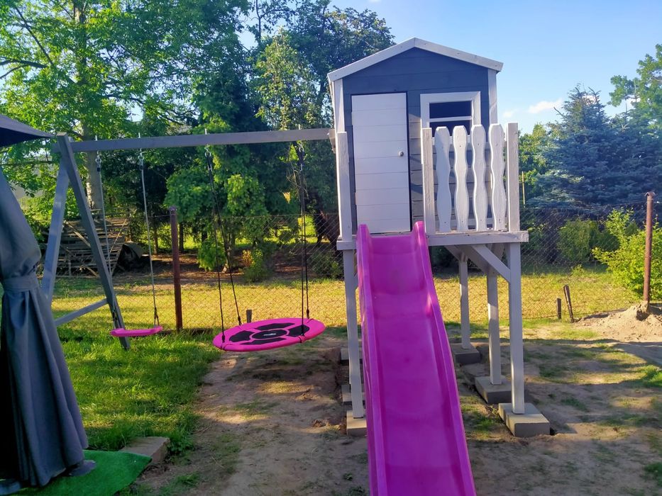 Domek drewniany dla dzieci