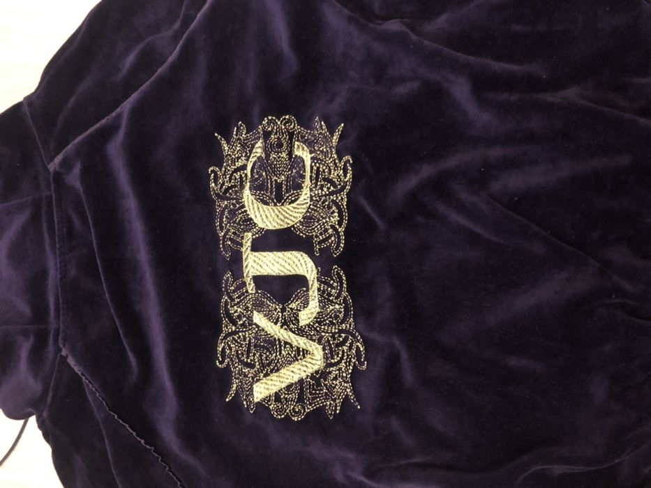 Dres damski Versace VJC xs 34 śliwkowy jak nowy bluza spodnie