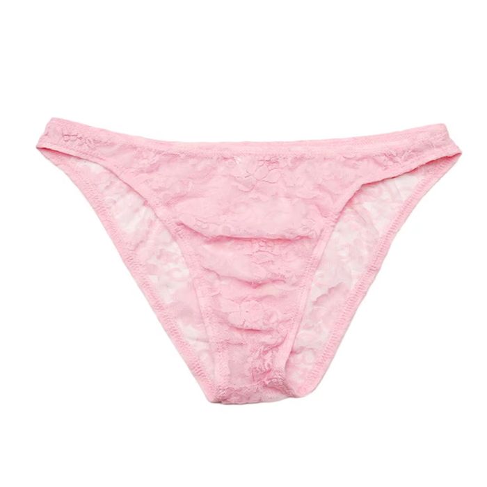 Męskie koronkowe slipy, elastyczne