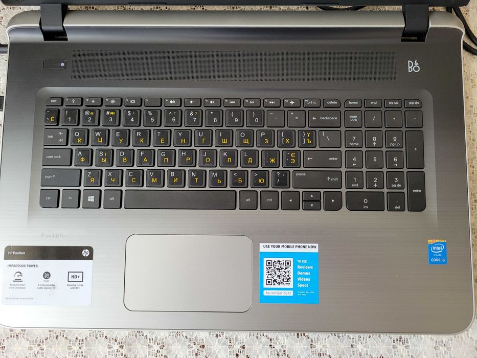 Ноутбук 17" HP Pavillion (Intel i3-5020u/16Gb RAM/256Gb SSD + 1Tb HDD)
