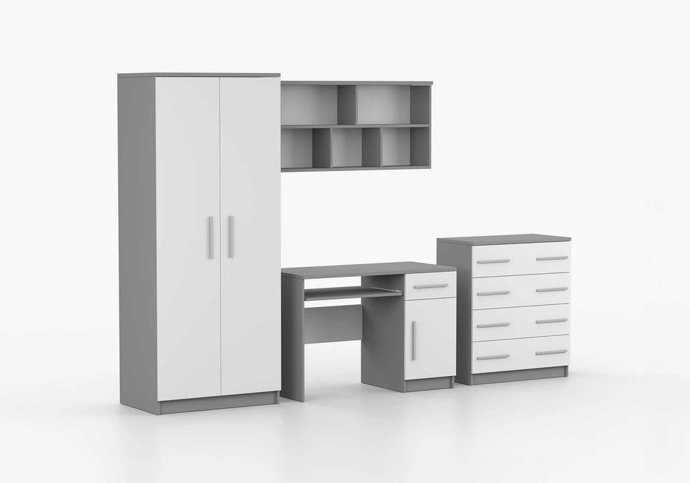 Meble dla dzieci dziecięce młodzieżowe OMEGA biały