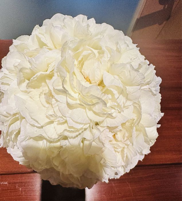 Bola de Decoração em Cor Branca