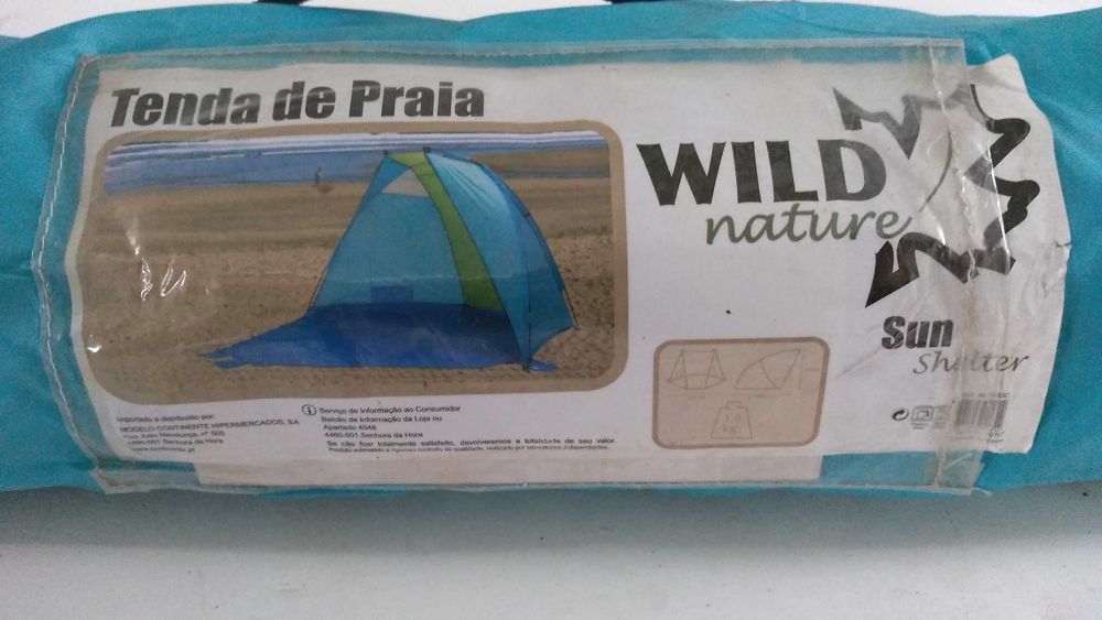 Tenda de praia / abrigo solar, NOVA!
