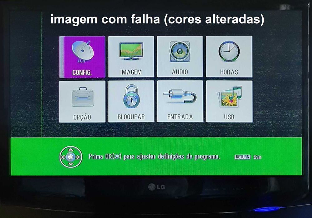 TV/LG Full HD (com defeito)