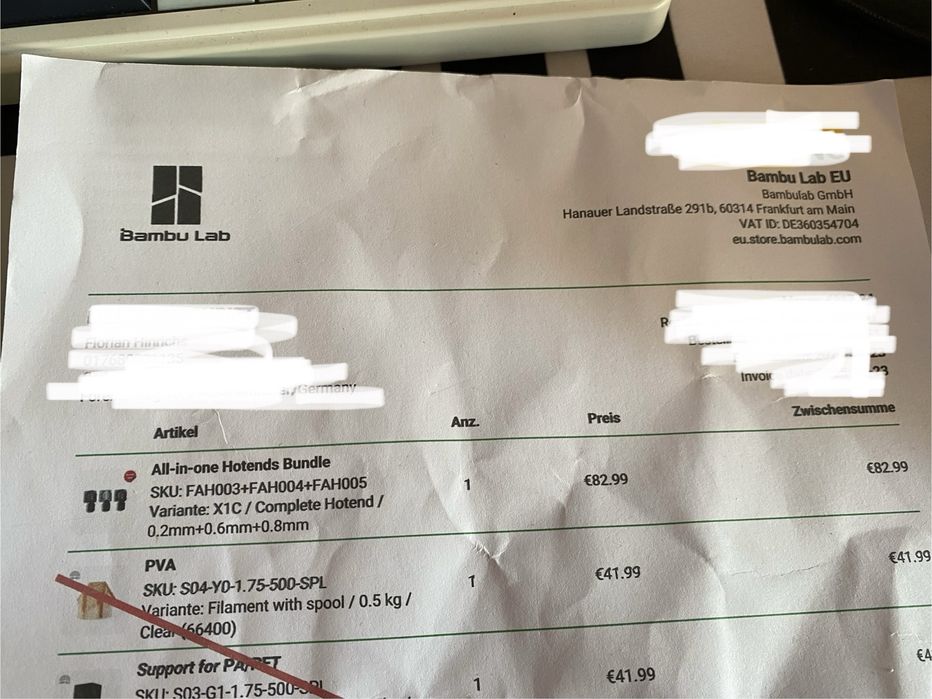 Nozzles Bambu Lab X1C