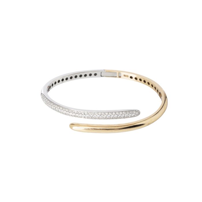 Joias - Pulseira em ouro 19.2K e 103 diamantes - Século XIX