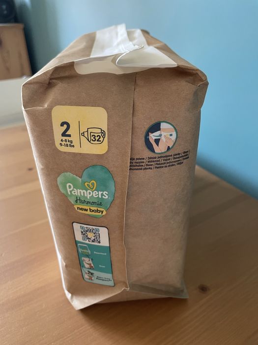 Pieluszki Pampers Harmonie New Baby rozm. 2 nowe 32 sztuki