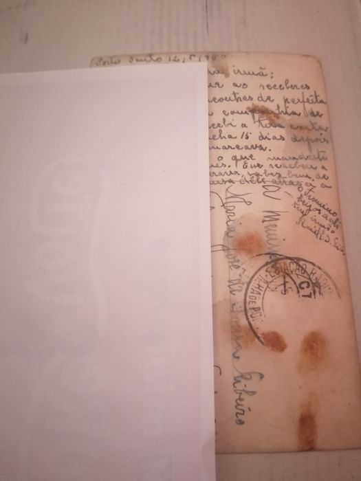 Bilhete postal antigo (1950) | Porto Santo