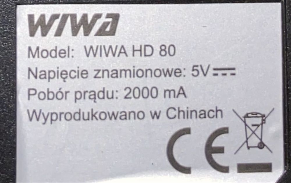 Dekoder do telewizora viva HD80 DVB-T