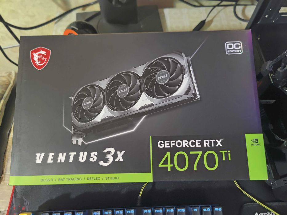 Відеокарта MSI Ventus 3x GeForce RTX 4070 Ti 12GB