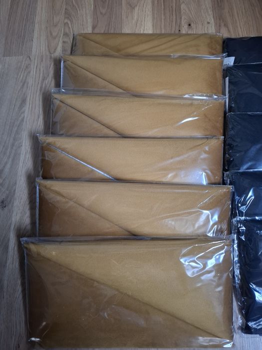 Zestaw paneli tapicerowanych BRW (13 paczek / 26 sztuk) – miodowe, czarne, zieleń