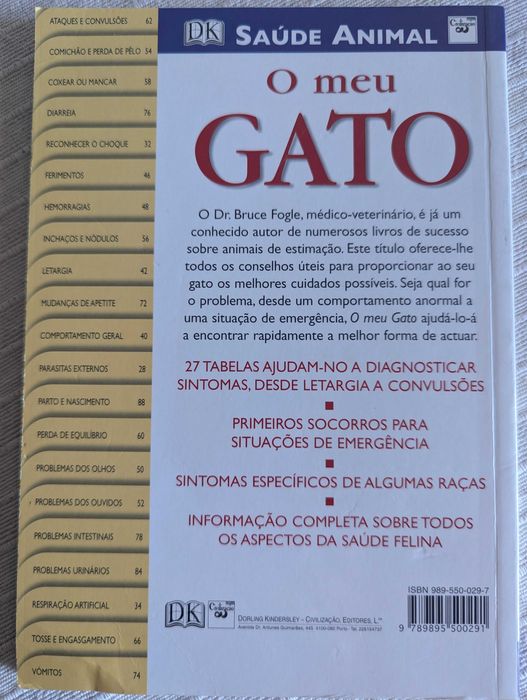 O Meu Gato - Um Guia Prático e Visual Sobre Sintomas e Primeiros Socorros