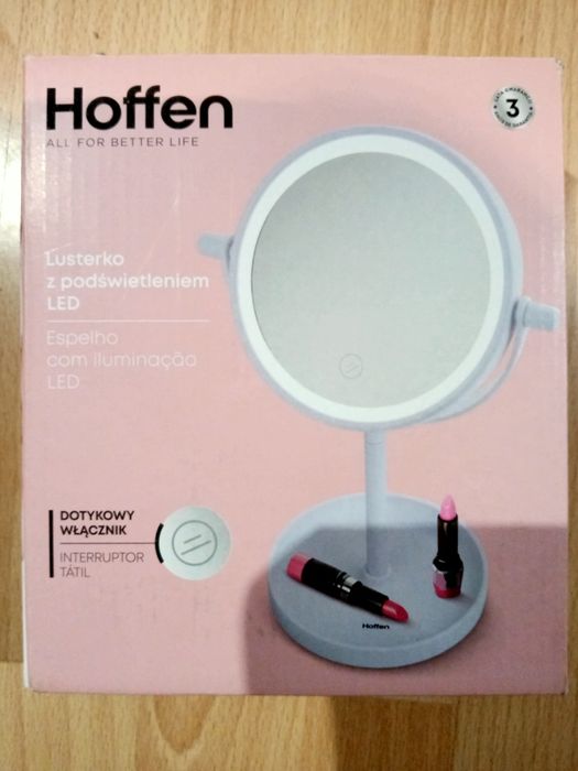 Lusterko z podświetleniem LED