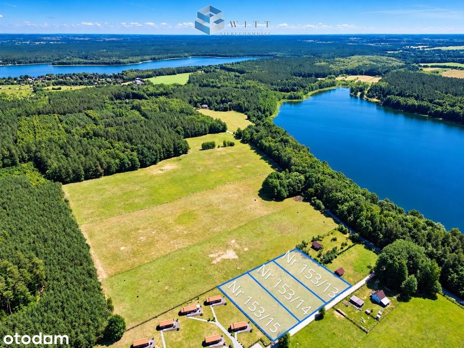 Wynki | działki 140 m od jeziora | Mpzp