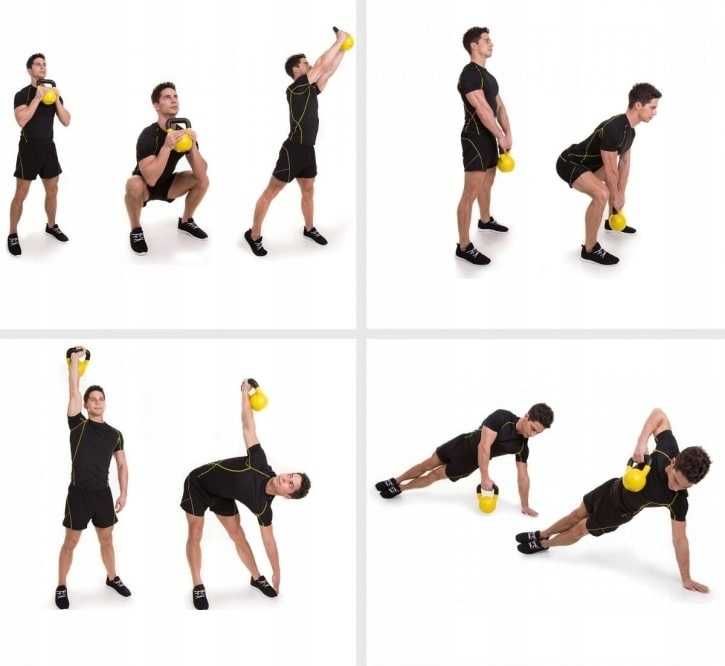 Kettlebelle Gorilla Sports 20 kg Kettlebell winylowy 20 kg czarny NrC7