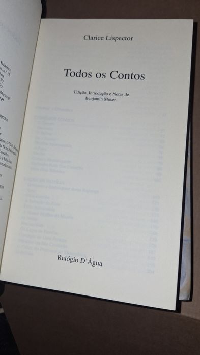 Clarice Lispector todos os contos