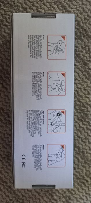 Акумуляторна машинка для стрижки тример для вушок/лапок