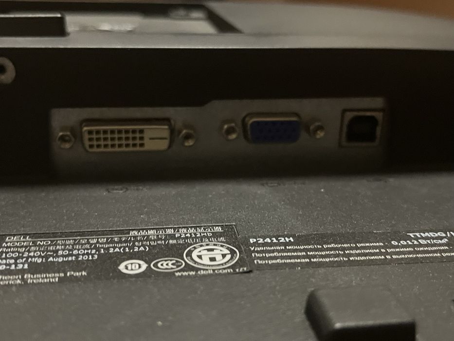 Монітор dell 24 дюйми, 60грц