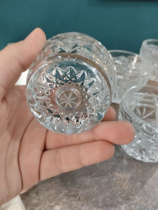 Kryształowe miseczki 6szt