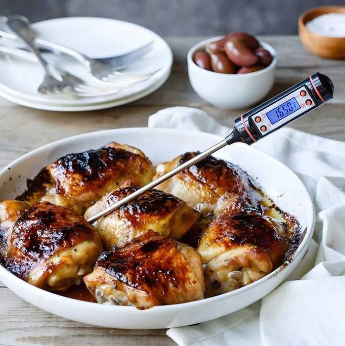 Termometr szpilkowy kuchenny elektroniczny z sondą do potraw